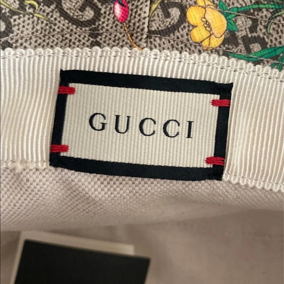Gucci Multicoloured Flora Print Bucket Hat size M - Picture 5 of 11